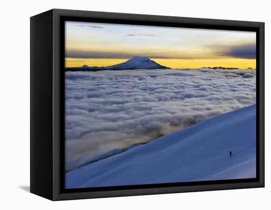 View From Volcan Cotopaxi, 5897M, Highest Active Volcano in the World, Ecuador, South America-Christian Kober-Framed Premier Image Canvas