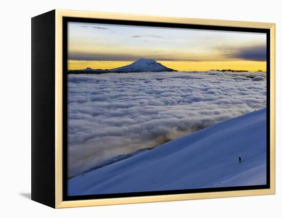 View From Volcan Cotopaxi, 5897M, Highest Active Volcano in the World, Ecuador, South America-Christian Kober-Framed Premier Image Canvas