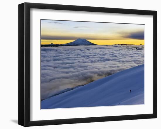 View From Volcan Cotopaxi, 5897M, Highest Active Volcano in the World, Ecuador, South America-Christian Kober-Framed Photographic Print