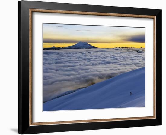 View From Volcan Cotopaxi, 5897M, Highest Active Volcano in the World, Ecuador, South America-Christian Kober-Framed Photographic Print