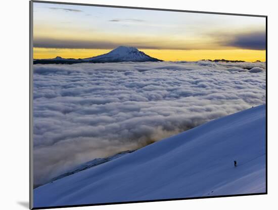 View From Volcan Cotopaxi, 5897M, Highest Active Volcano in the World, Ecuador, South America-Christian Kober-Mounted Photographic Print