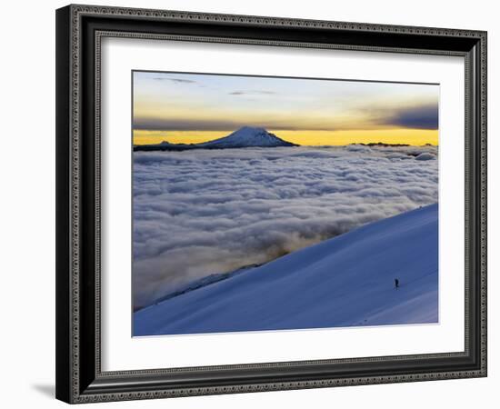 View From Volcan Cotopaxi, 5897M, Highest Active Volcano in the World, Ecuador, South America-Christian Kober-Framed Photographic Print