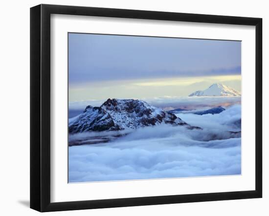 View From Volcan Cotopaxi, 5897M, the Highest Active Volcano in the World, Ecuador, South America-Christian Kober-Framed Photographic Print