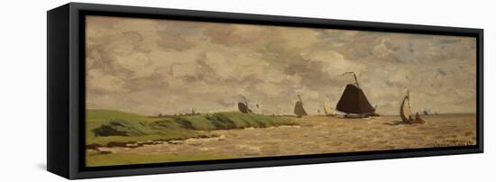 View from Voorzan, C.1871-Claude Monet-Framed Premier Image Canvas