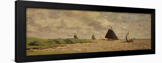 View from Voorzan, C.1871-Claude Monet-Framed Giclee Print