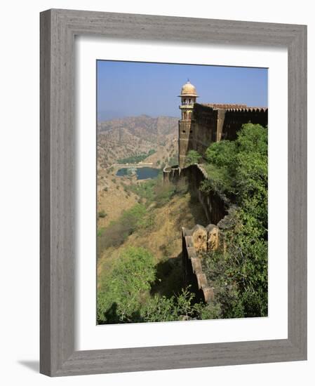 View from Walls of Jaigarh Fort, Amber, Near Jaipur, Rajasthan State, India-Richard Ashworth-Framed Photographic Print