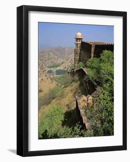 View from Walls of Jaigarh Fort, Amber, Near Jaipur, Rajasthan State, India-Richard Ashworth-Framed Photographic Print