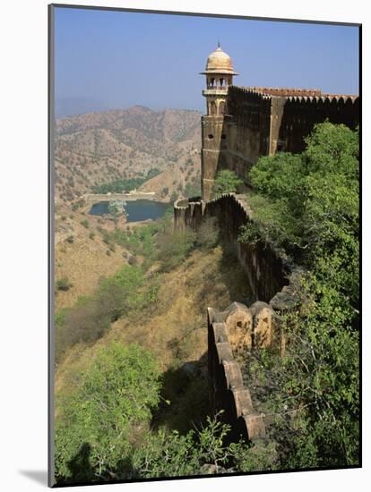 View from Walls of Jaigarh Fort, Amber, Near Jaipur, Rajasthan State, India-Richard Ashworth-Mounted Photographic Print