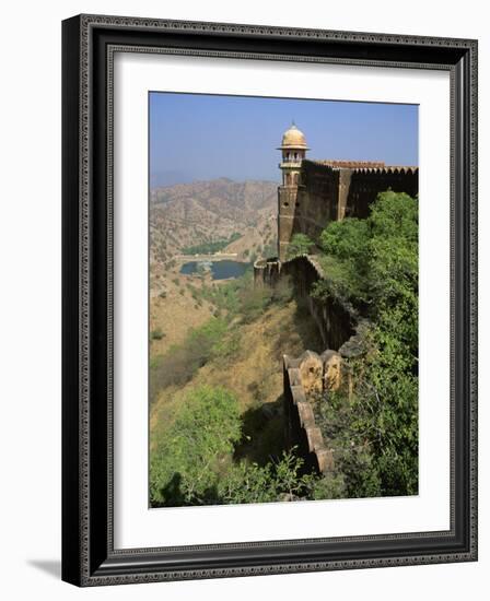 View from Walls of Jaigarh Fort, Amber, Near Jaipur, Rajasthan State, India-Richard Ashworth-Framed Photographic Print