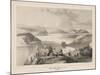 View from Webster Island, Yedo Bay, Litho by Sarony and Co., 1855-Peter Bernhard Wilhelm Heine-Mounted Giclee Print