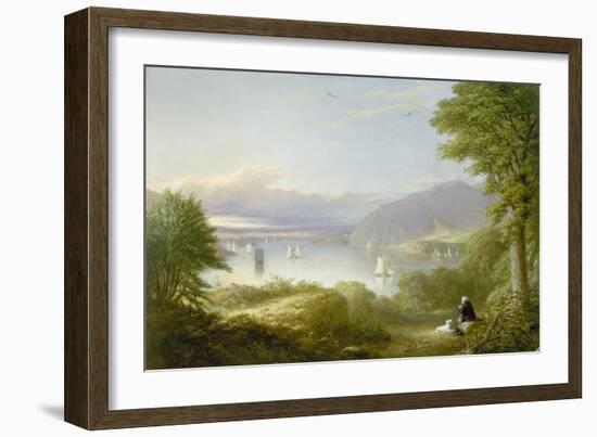 View from West Point-Robert Walter zugeschr Weir-Framed Giclee Print