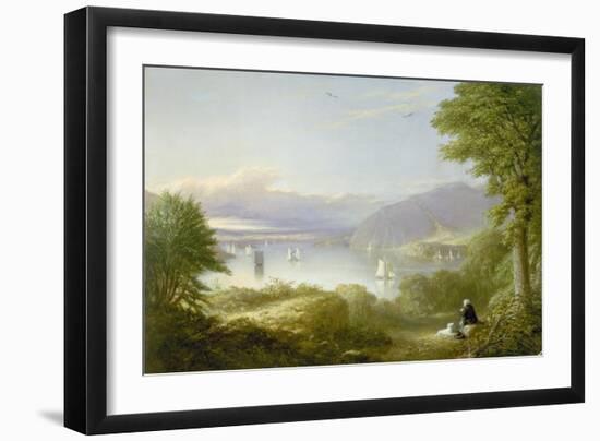 View from West Point-Robert Walter zugeschr Weir-Framed Giclee Print