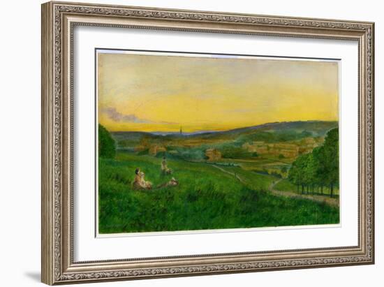 View from Woodhouse Ridge-John Atkinson Grimshaw-Framed Giclee Print