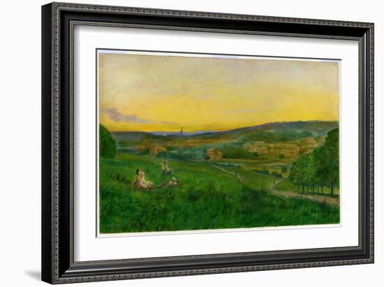 View from Woodhouse Ridge-John Atkinson Grimshaw-Framed Giclee Print