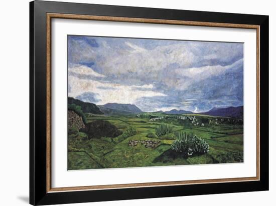 View from Yagul Towards the East, 1996-Pedro Diego Alvarado-Framed Giclee Print