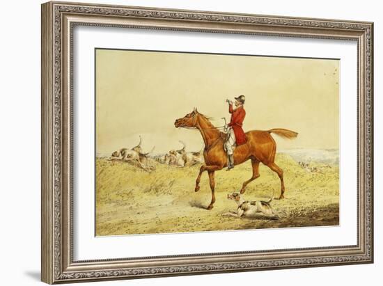 View Halloo-Henry Thomas Alken-Framed Giclee Print