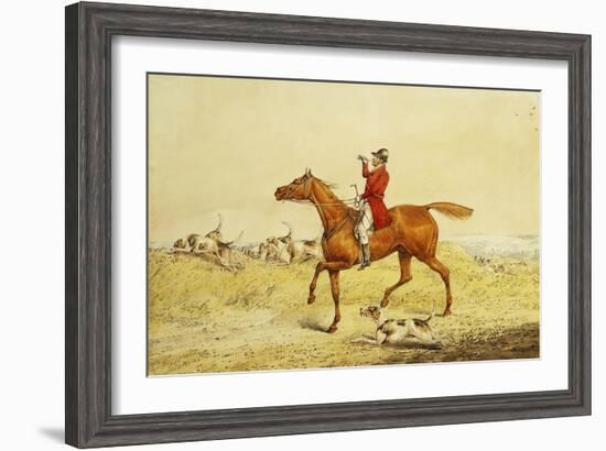 View Halloo-Henry Thomas Alken-Framed Giclee Print