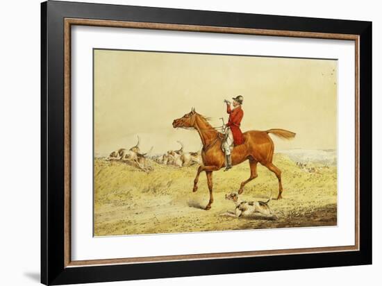 View Halloo-Henry Thomas Alken-Framed Giclee Print