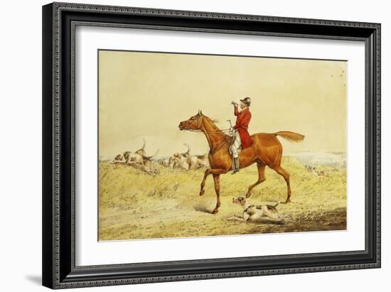 View Halloo-Henry Thomas Alken-Framed Giclee Print