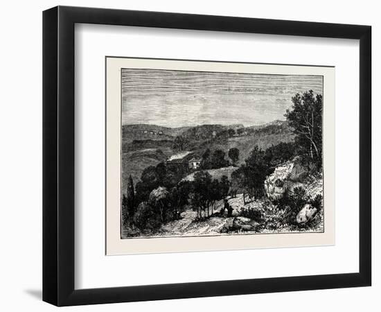 View in Beaumont Park, Huddersfield, UK, 1883-null-Framed Giclee Print