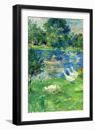 View In Bologne-Berthe Morisot-Framed Premium Giclee Print