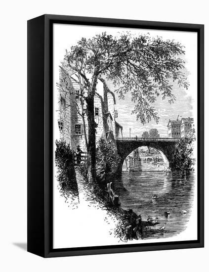 View in Hartford, Connecticut, C17th Century-null-Framed Premier Image Canvas