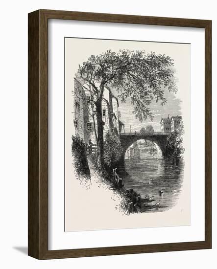 View in Hartford, Connecticut, USA, 1870s-null-Framed Giclee Print