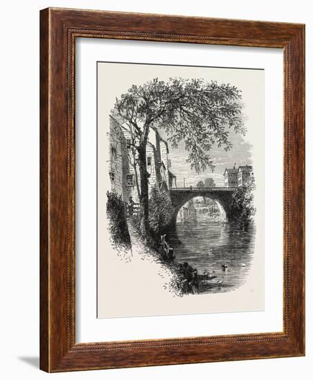 View in Hartford, Connecticut, USA, 1870s-null-Framed Giclee Print