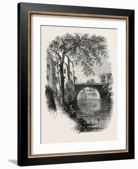 View in Hartford, Connecticut, USA, 1870s-null-Framed Giclee Print