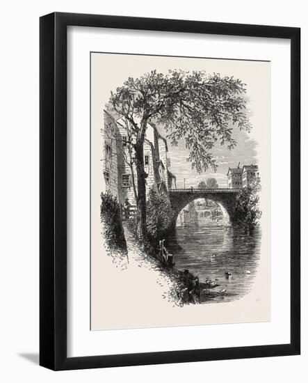 View in Hartford, Connecticut, USA, 1870s-null-Framed Giclee Print