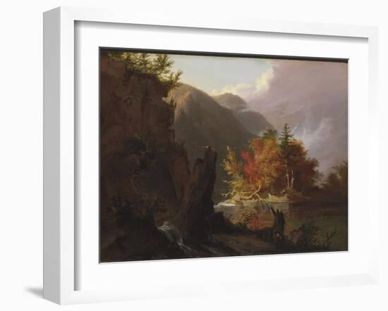 View in Kaaterskill Clove, 1826-Thomas Cole-Framed Giclee Print