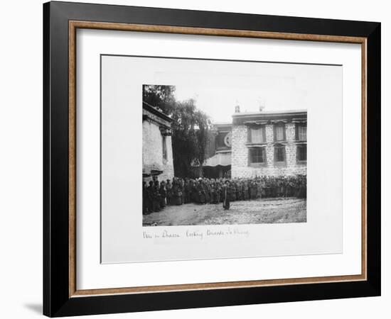 View in Lhasa Looking Towards Jokang, Tibet, 1903-04-John Claude White-Framed Giclee Print