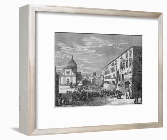'View in Naples', c1880-Unknown-Framed Giclee Print