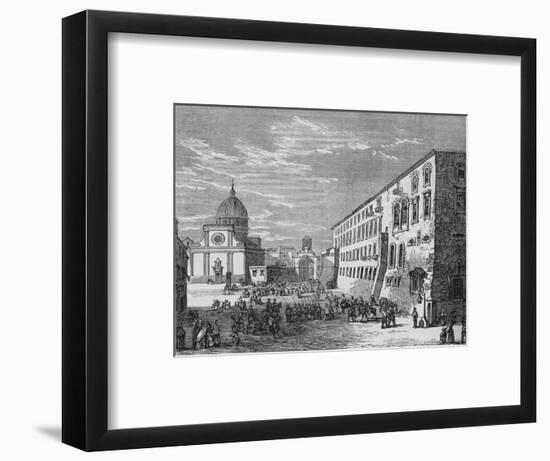 'View in Naples', c1880-Unknown-Framed Giclee Print