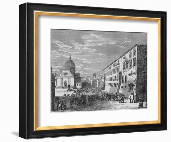 'View in Naples', c1880-Unknown-Framed Giclee Print