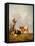 View in Stour Valley with Two Cows-Thomas Sidney Cooper-Framed Premier Image Canvas