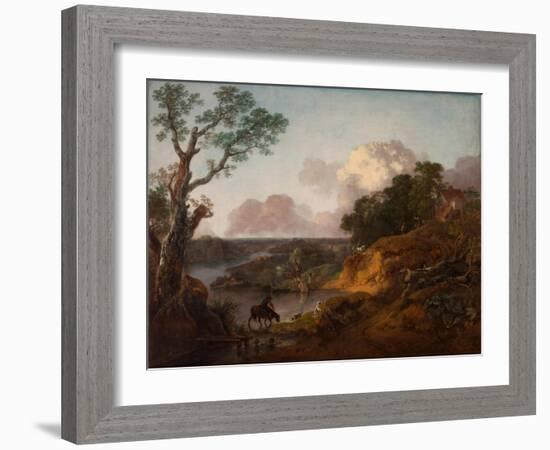 View in Suffolk, C.1755-Thomas Gainsborough-Framed Giclee Print