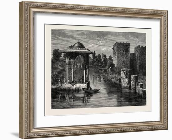 View in the Environs of Damascus. Damascus-null-Framed Giclee Print