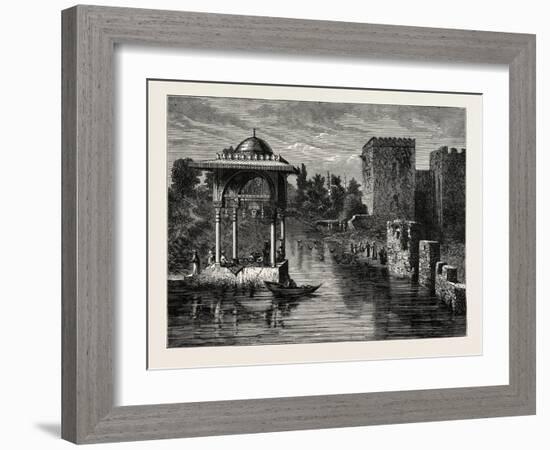 View in the Environs of Damascus. Damascus-null-Framed Giclee Print