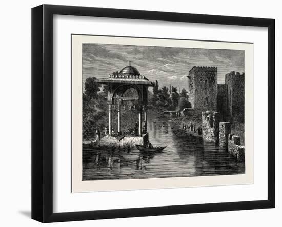 View in the Environs of Damascus. Damascus-null-Framed Giclee Print