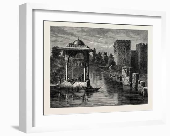 View in the Environs of Damascus. Damascus-null-Framed Giclee Print