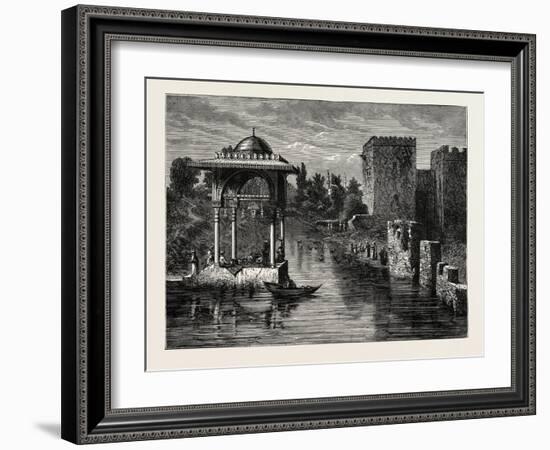 View in the Environs of Damascus. Damascus-null-Framed Giclee Print