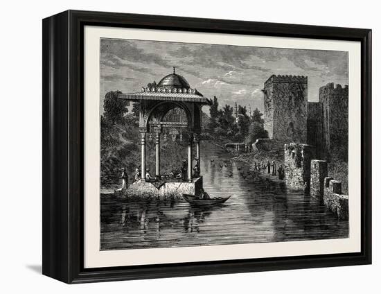 View in the Environs of Damascus. Damascus-null-Framed Premier Image Canvas