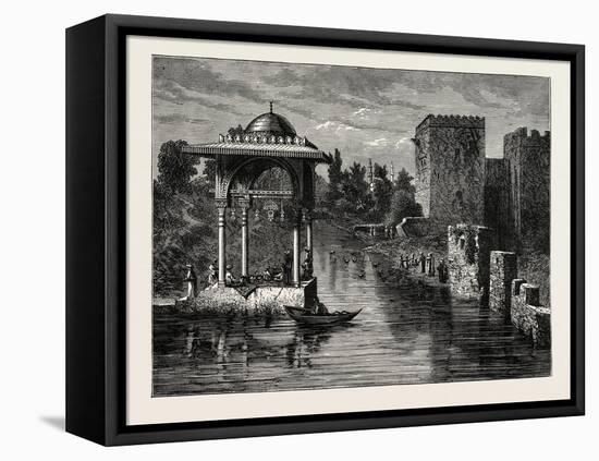 View in the Environs of Damascus. Damascus-null-Framed Premier Image Canvas