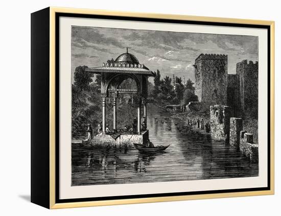 View in the Environs of Damascus. Damascus-null-Framed Premier Image Canvas