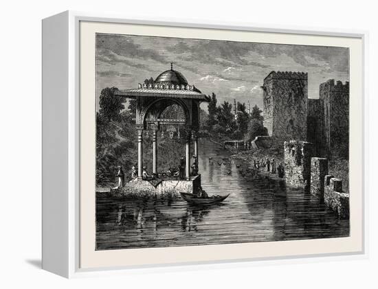 View in the Environs of Damascus. Damascus-null-Framed Premier Image Canvas