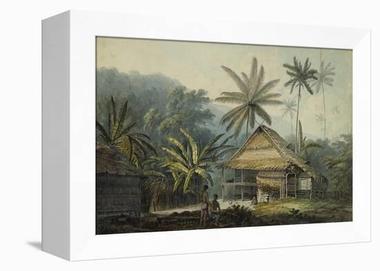 View in the Island of Crakatoa-John Webber-Framed Premier Image Canvas