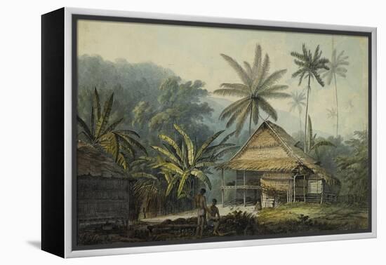 View in the Island of Crakatoa-John Webber-Framed Premier Image Canvas