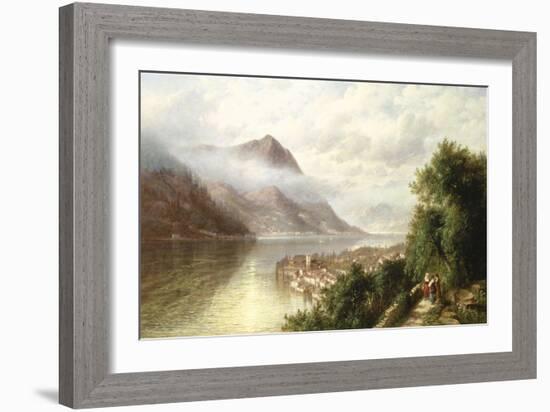 View in the Italian Lakes-Hermann Corrodi-Framed Giclee Print