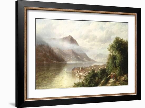 View in the Italian Lakes-Hermann Corrodi-Framed Giclee Print